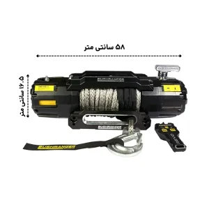 ابعاد وینچ خودرویی 10000 پوند