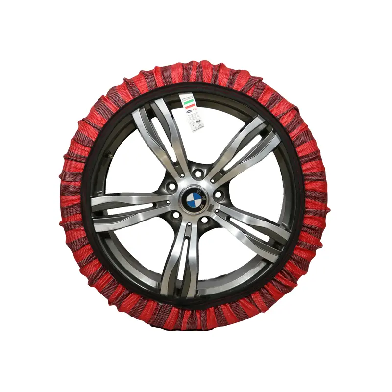 nano-fabric-chain-nb655-cover زنجیر چرخ نانو سایز 166 نصب شده روی تایر خودرو