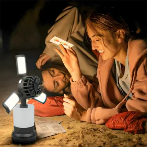 چراغ کمپینگ سه کاره و قابل حمل شارژی 4000 میلی آمپر پرودو (Porodo) مدل PD-LS3NN1LFLF - تصویر 5