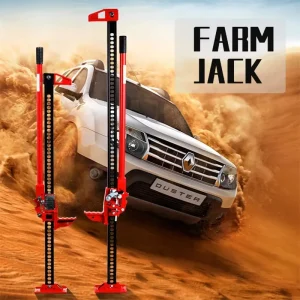 نمای روبرو و پشتی از جک لیفت آفرود 60 اینچ