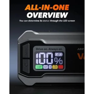 جامپ استارتر و چراغ قوه ولف باکس (Wolf Box) مدل Megavolt 24 - تصویر 2