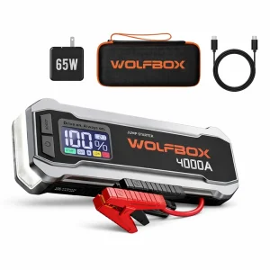 جامپ استارتر و چراغ قوه ولف باکس (Wolf Box) مدل Megavolt 24 - تصویر 5