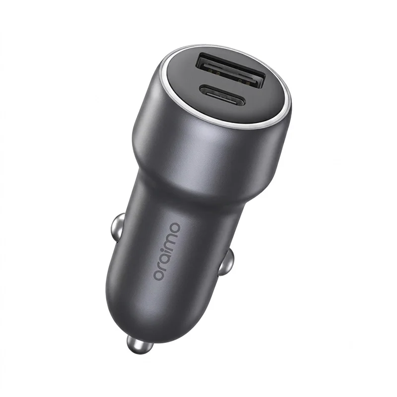 car-charger-or100-cover درگاه شارژر فندکی دو تایی 48 وات اورایمو (Oraimo) مدل BULLET 48 OCC-73D - تصویر 1