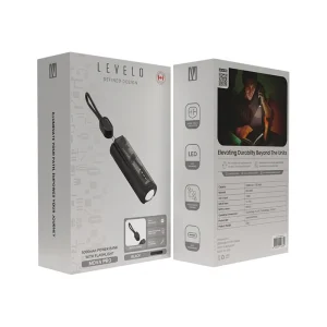 چراغ قوه و پاور بانک (Levelo) مدل LVL-NOVAP-BK - تصویر 3
