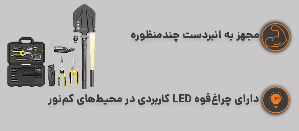 جعبه ابزار چند کاره گرین لاین (Green lion) مجهز به انبردست