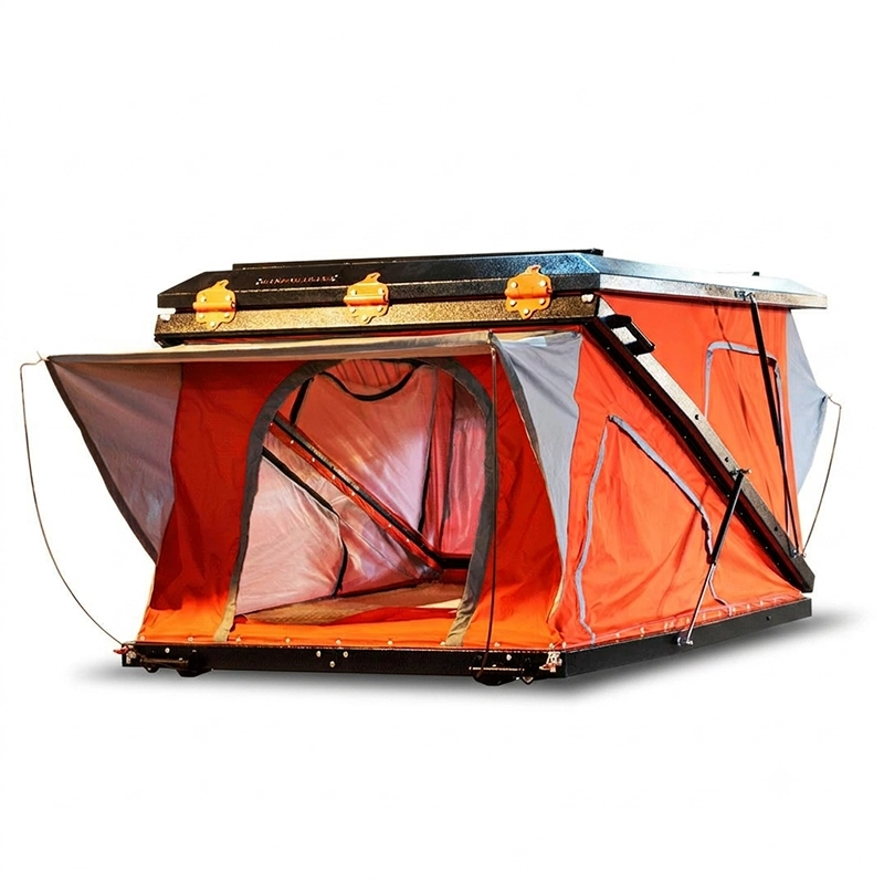 side-roof-tent-md111-cover چادر سقفی خودرویی Manroad دو طرف بازشو سایز دو نفره - تصویر 1