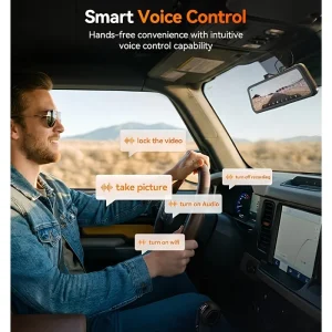 آینه خودرو و دوربین ثبت وقایع ولف باکس (Wolfbox) مدل G900PRO V2 - تصویر 6
