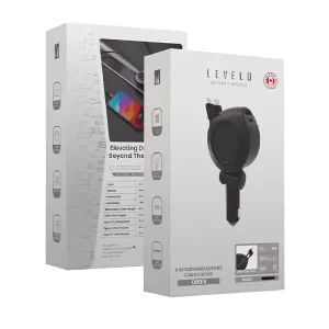درگاه شارژر فندکی 4 کاره 88 وات (Levelo) مدل orbis-41-bk - تصویر 2
