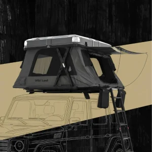 چادر سقفی خودرویی 2 نفره (Sky Rover) اتوماتیک (Wild Land) با هاردکیس - تصویر 5