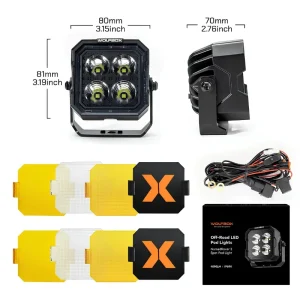 پروژکتور ۴۲ وات ۱۳ اینچ چهار حالته ولف باکس (Wolfbox) مدل Nomad3 با چیپ ست و ال ای دی اسرام (Osram) آلمان - تصویر 12
